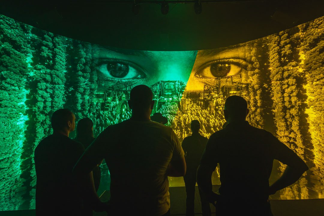 Experiência do público em evento corporativo